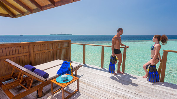 Water Villa with a Jacuzzi